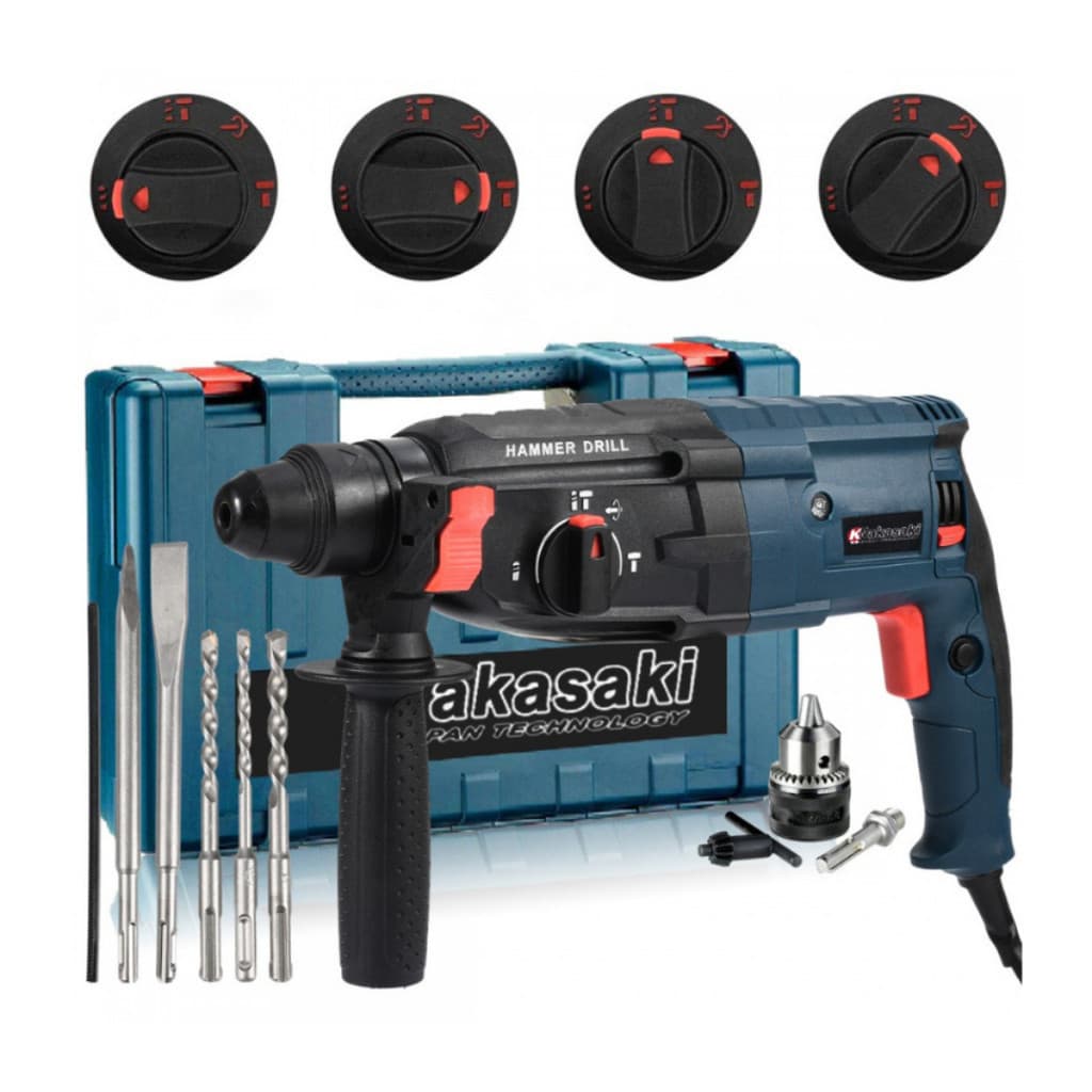 Martelete Rompedor Rotativo 960W Com 12 Peças