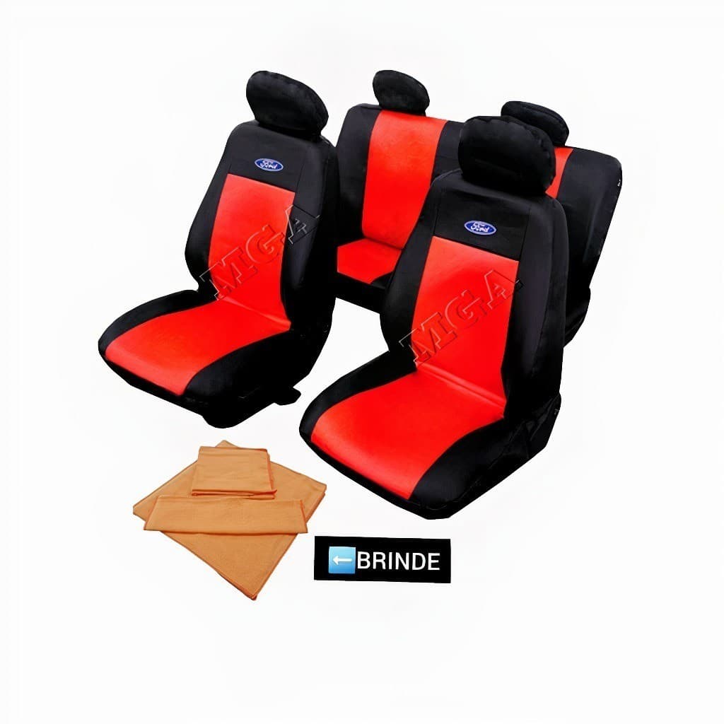 Capa Banco Carro Couro Jogo Completo todos modelos carro Ford