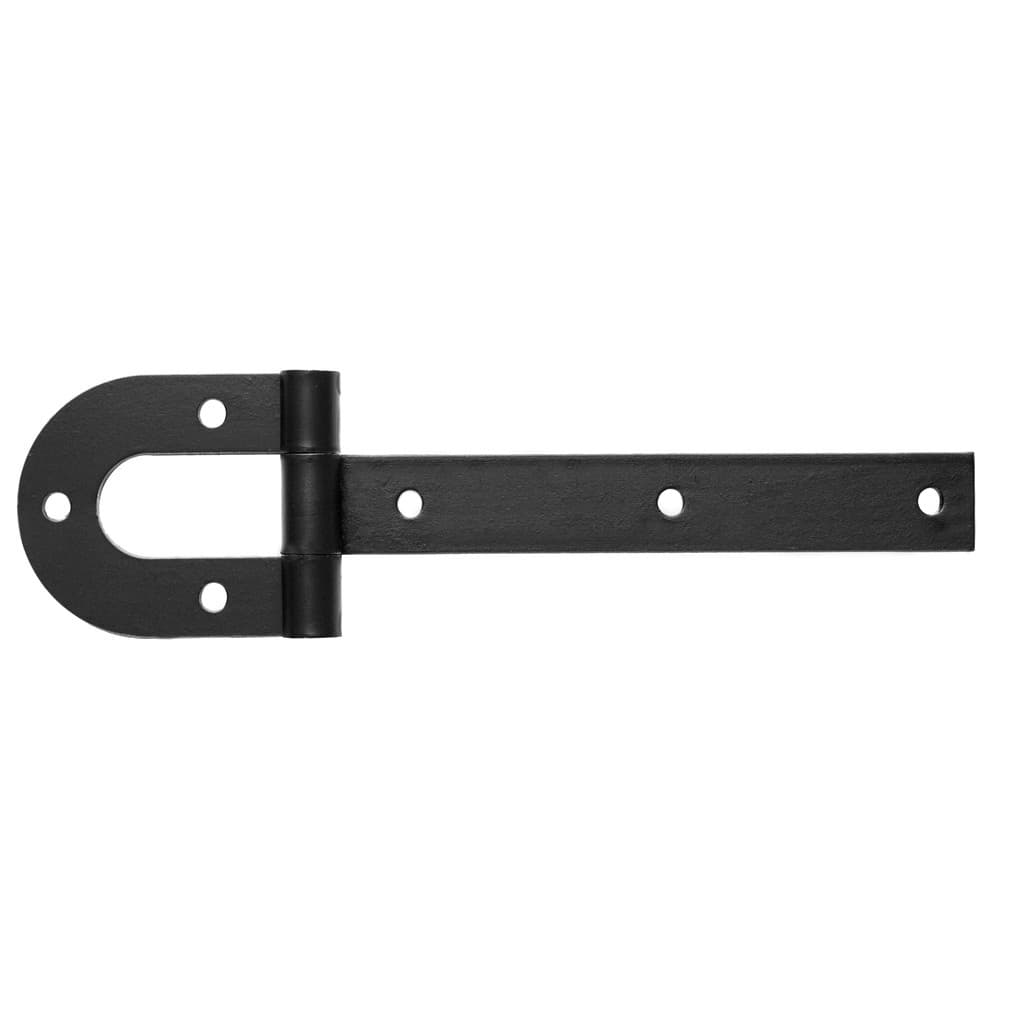 Dobradiça Para Porteira Nº8 Reforçada Aço Resistente Chapa 5mm