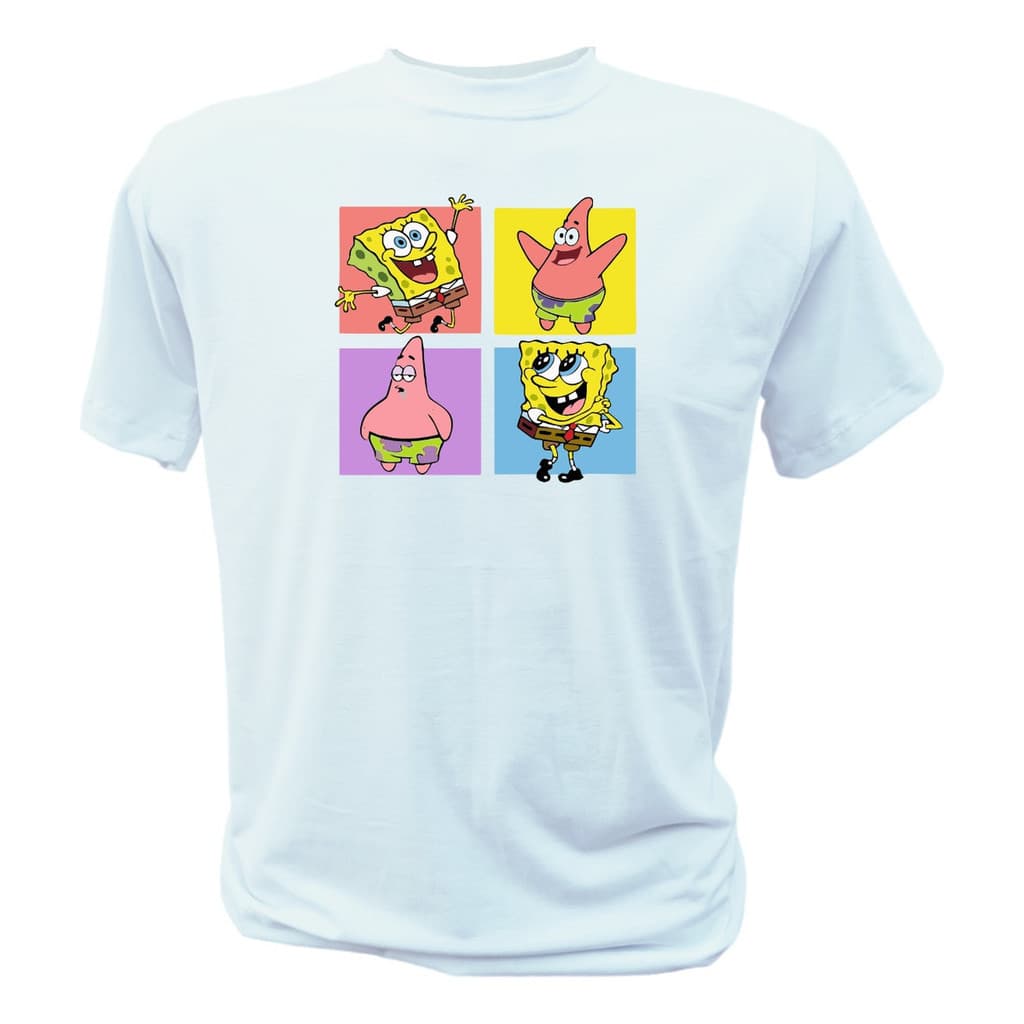 Camiseta Blusa -  Bob Esponja E Patrick