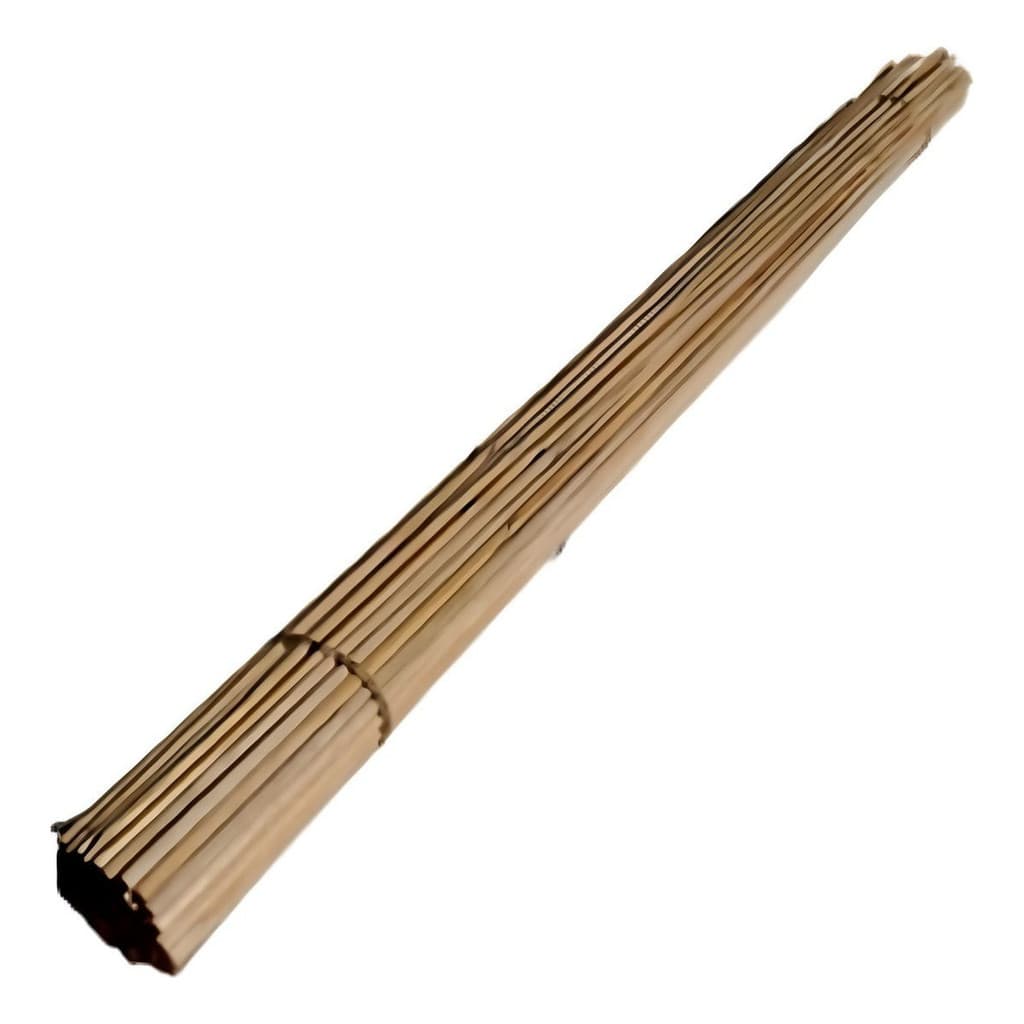 Kit 25 estaca bambu natural 1 metro anuncio personalizado
