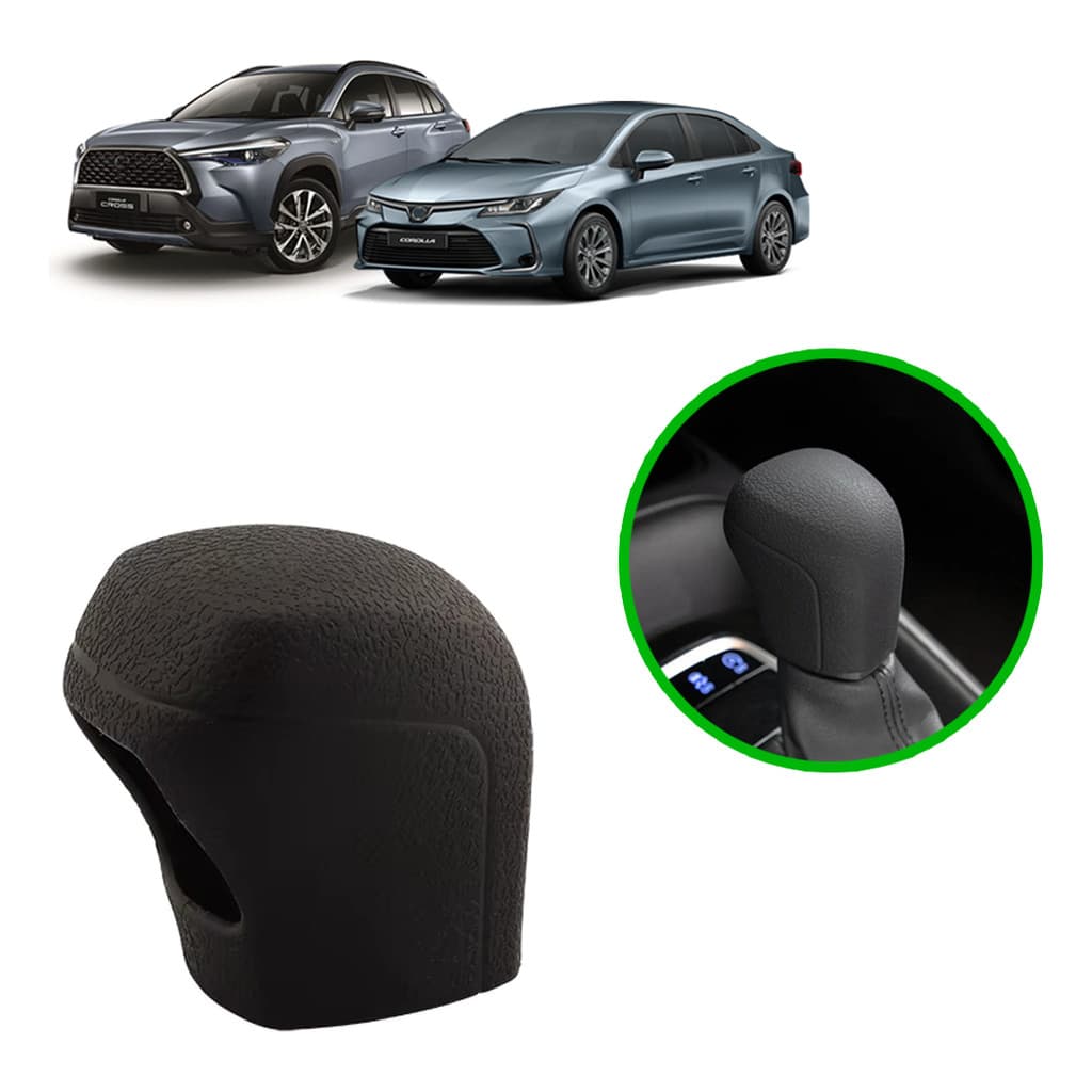 Capa Silicone Alavanca Câmbio Corolla Cross 2020 Até 2026