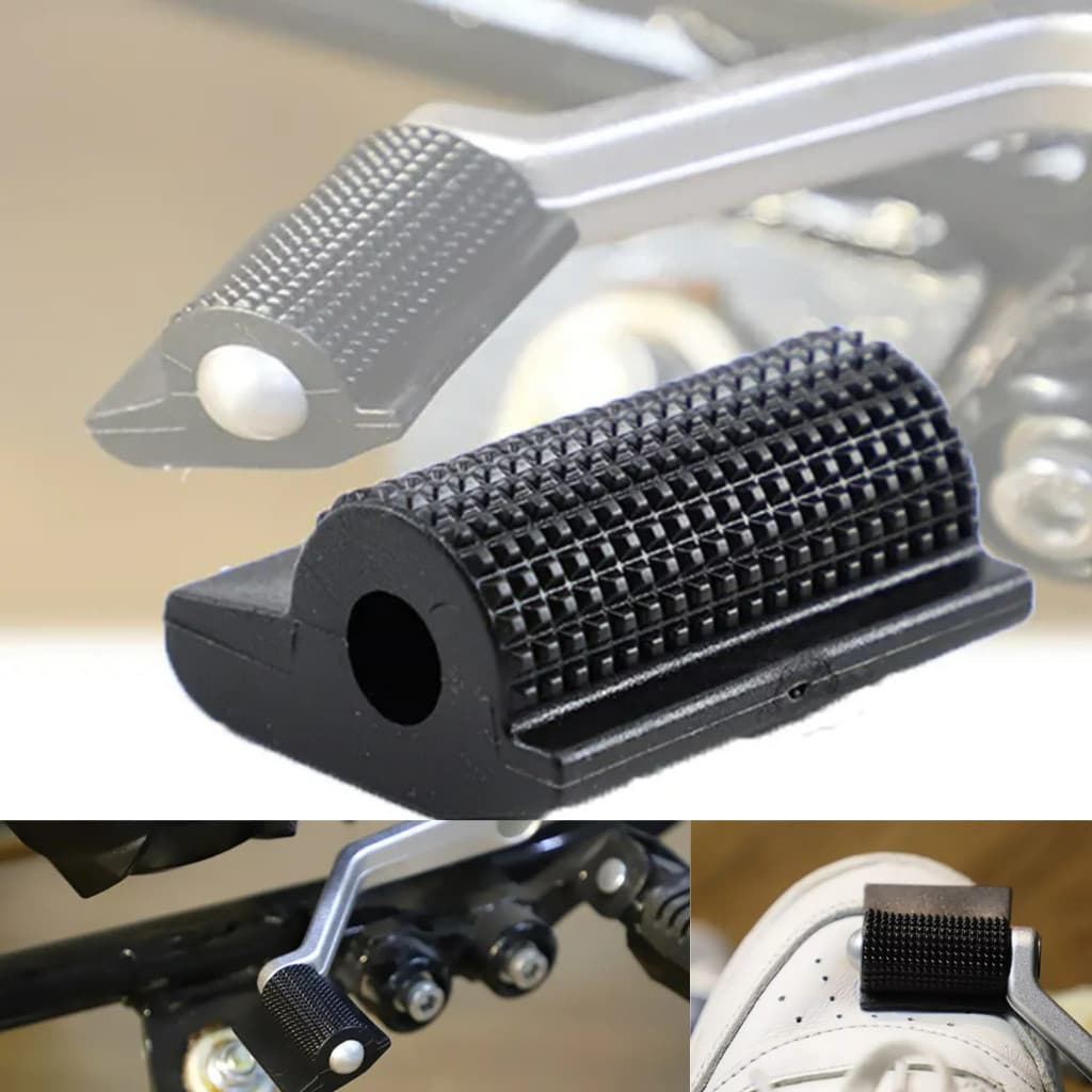 Protetor Calçado Tenis Borracha Pedal Cambio Trocador Marcha Moto Universal Motoboy &_& TopZemShop&