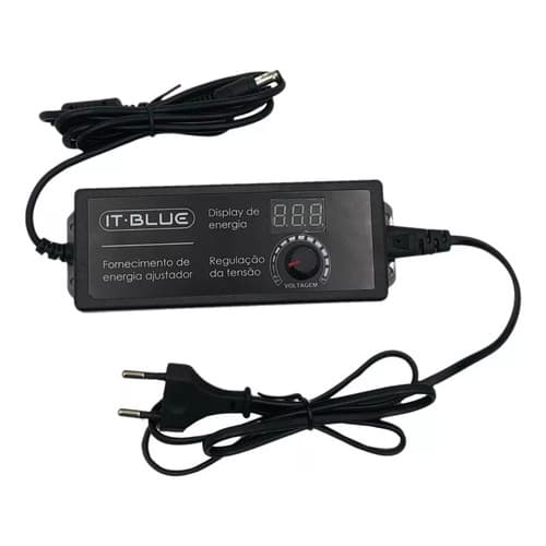 Fonte Alimentação Ajustável 3-12v 5a Pino P4 5,5mm Bivolt