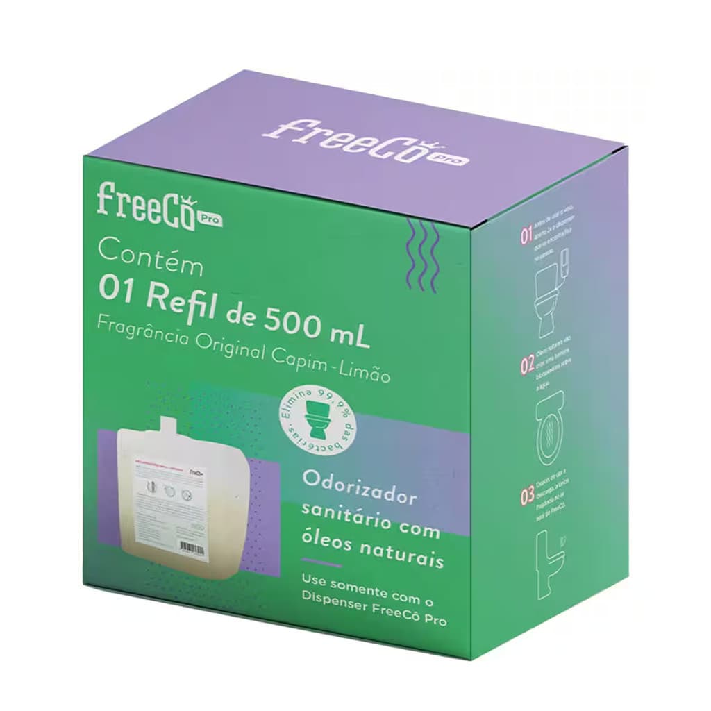 Refil Neutralizador Bloqueador De Odores FreeCô 500 ml