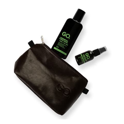 Kit Neces. Shampoo e Óleo Tea Tree, caspa, coceira, Go Man