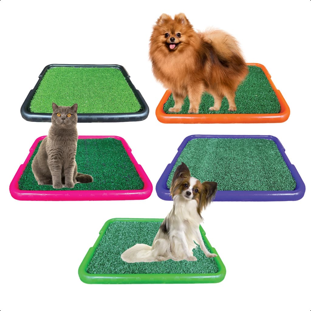 Bandeja Sanitária Para Cães e Gatos Pipi Center Garden Neon