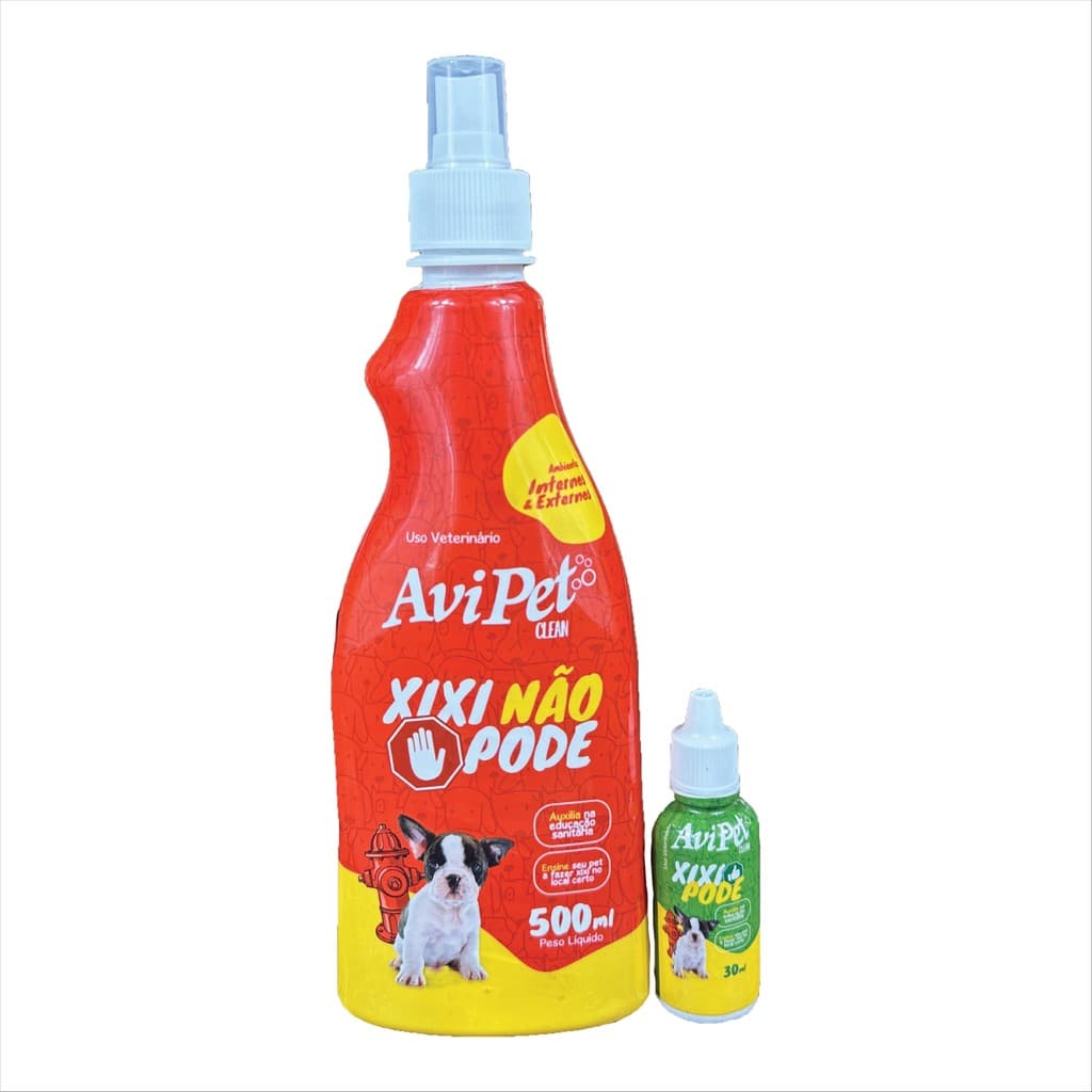 Kit Casadinho Educador Cães Xixi Pode Não Pode Atrativo Avipet Clean
