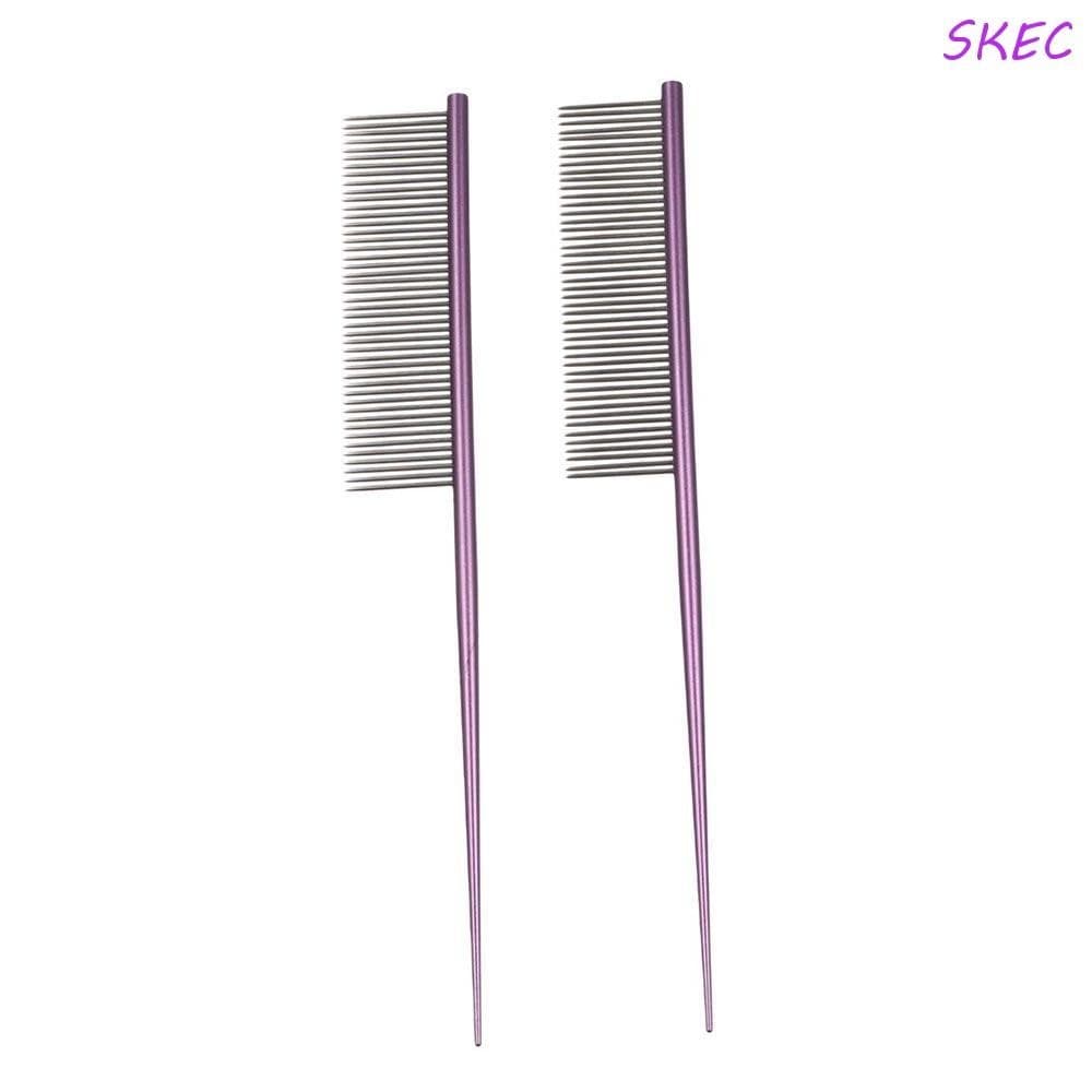 Pente Para Cuidados Com Cães SKEC , Colorido De Aço Inoxidável Pulgas De Animais De Estimação De Escova De Limpeza Dente