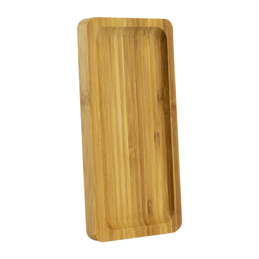 Bandeja de Bambu Hire Marrom Natural 20cm Lyor