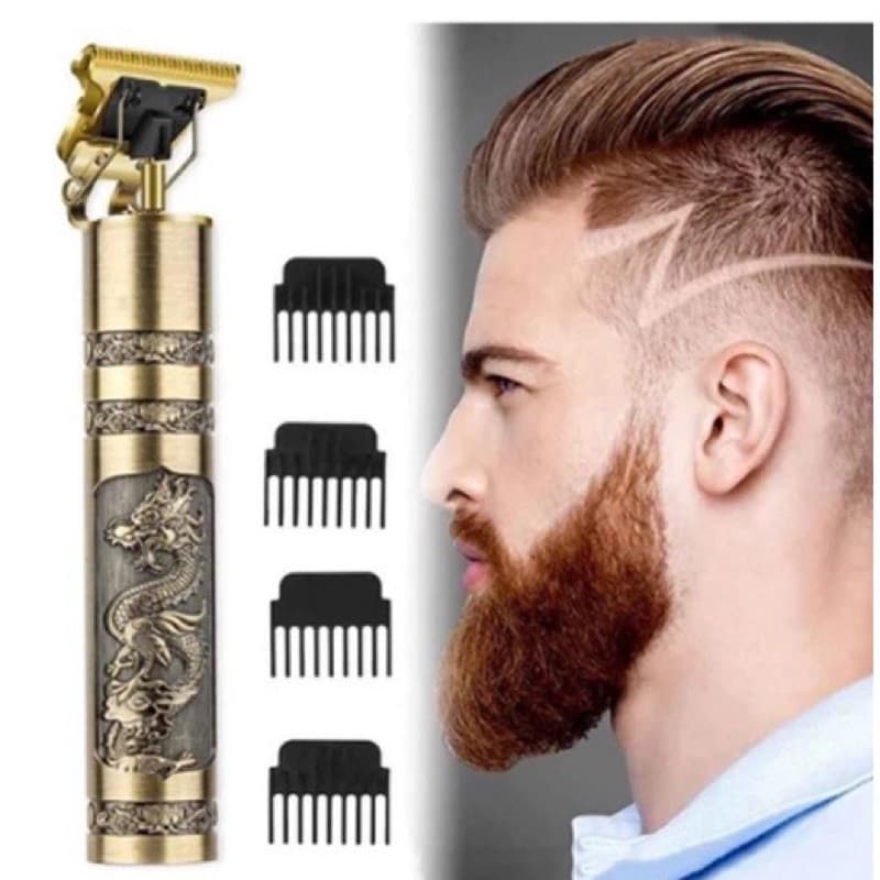 Maquina de Barbear cortar cabelo Aparador Profissional barbeador acabamento Sem Fio Portátil Potente(MOSTRA)