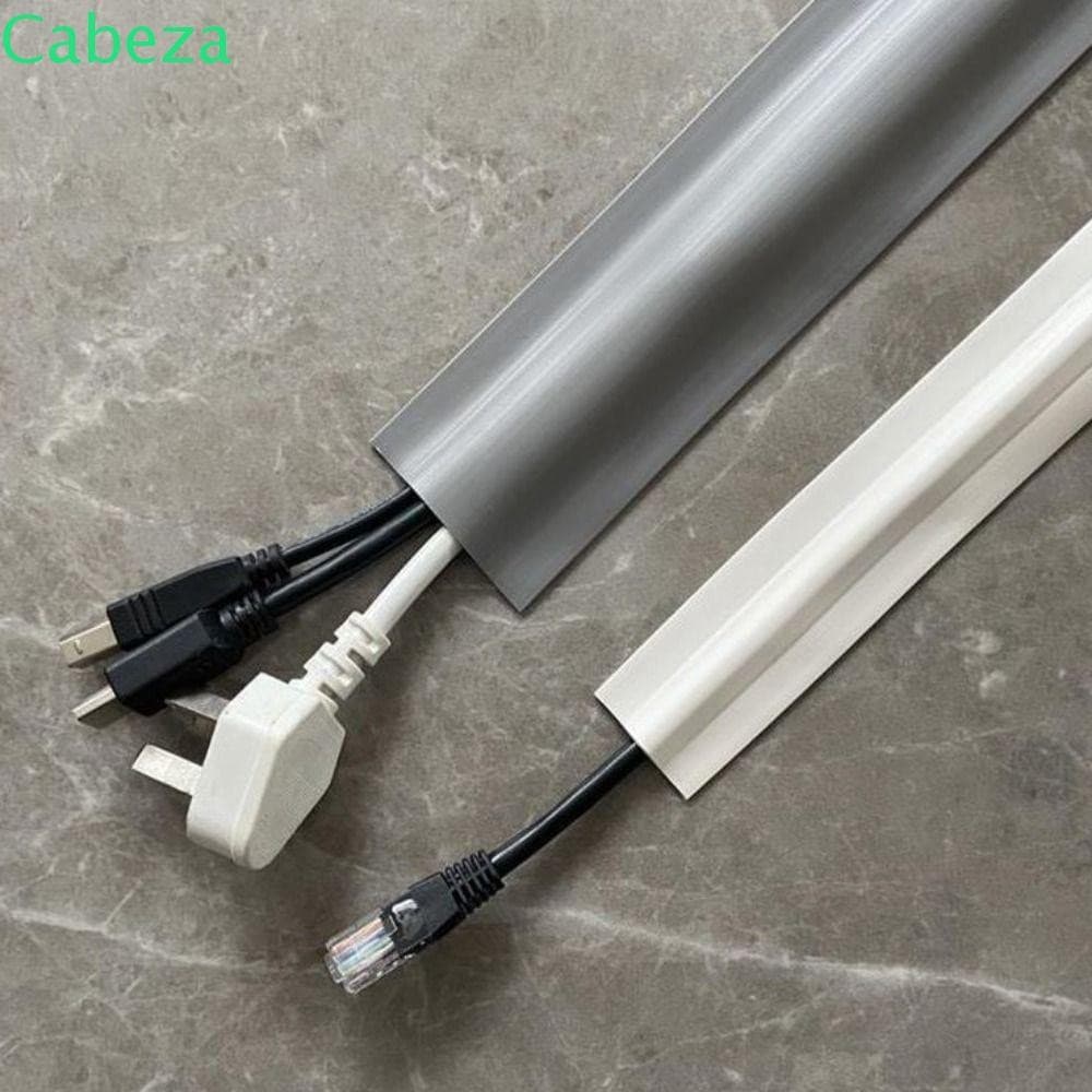 Slot De Fio Elétrico CABEZA1 , Tampas De PVC Autoadesivas , Piso De Cobertura De Cabo De Macio Antiextrusão
