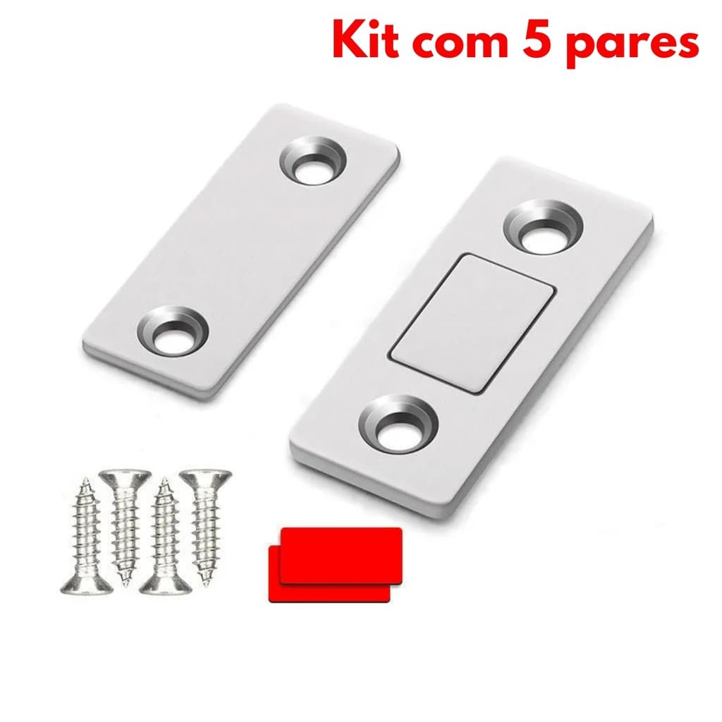 10 Chapinhas Magnética Imãs de Tração Manter Porta Gaveta Armário Fechada