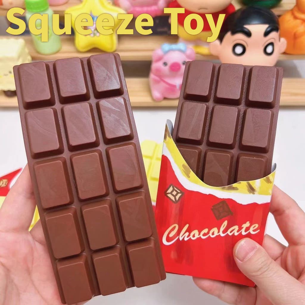 Chocolate Mole Lento Subindo Squeeze Brinquedo Recuperação Lenta Comida Fidget Liberação De Estresse