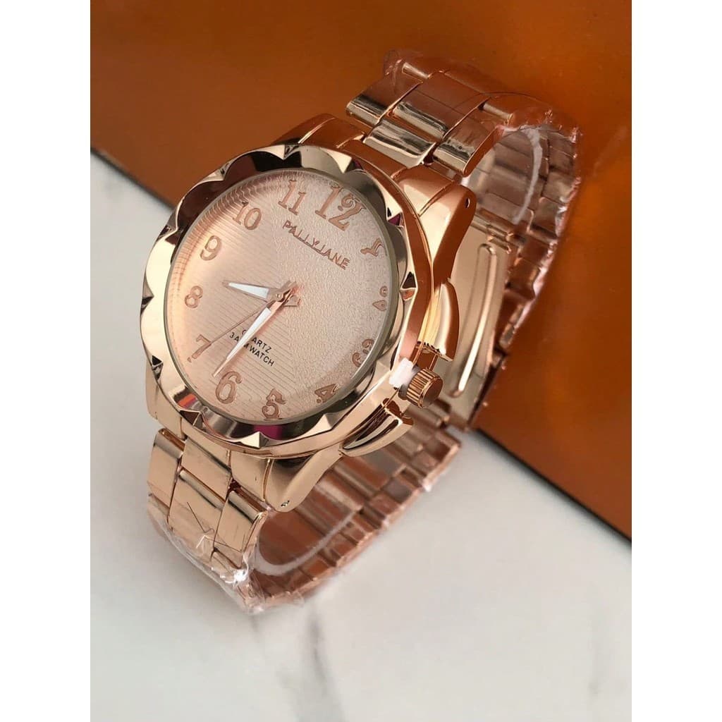 Relógio Feminino A Prova D'água Dourado Rose