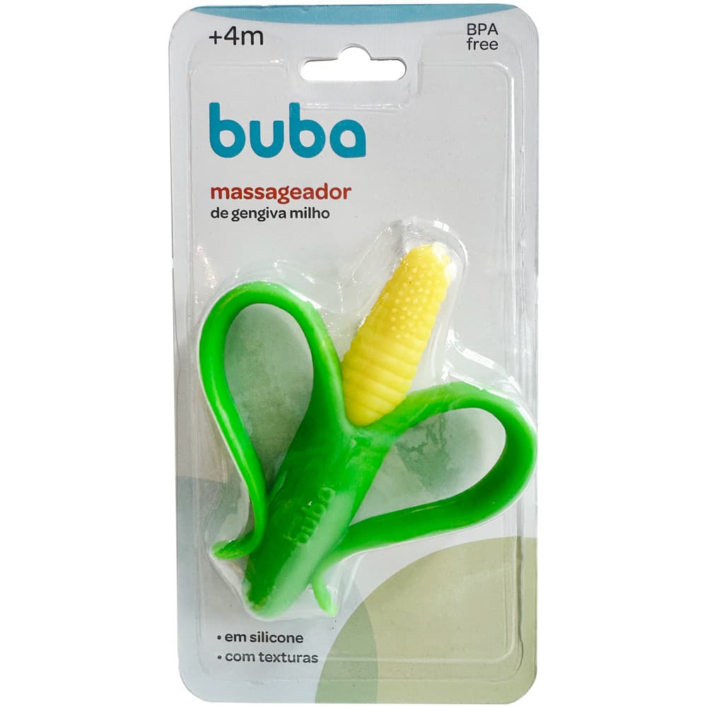 Mordedor Massageador de Gengiva Milho Buba
