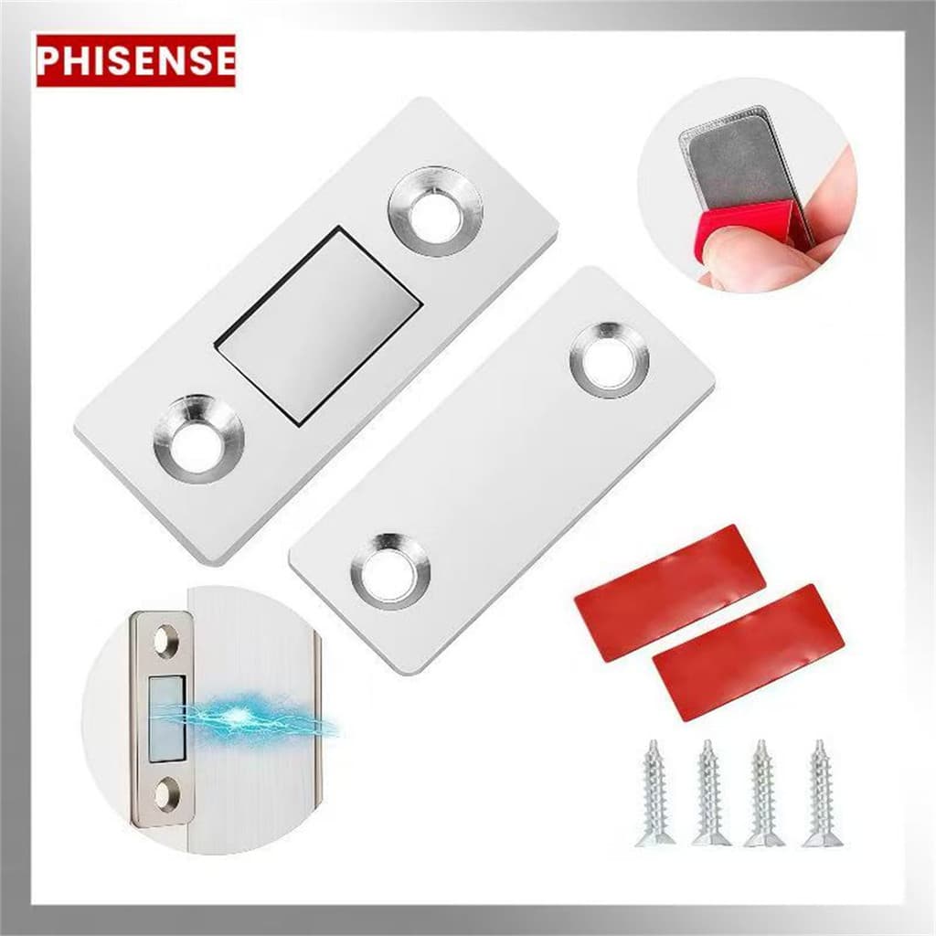Kit 2-10pcs Trava Gaveta Armário Porta Gabinete Tela Imã Magnético