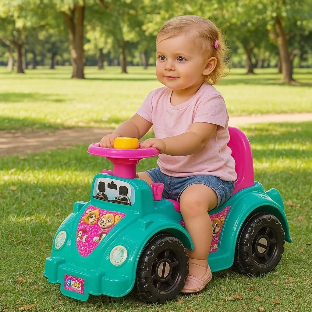 Carrinho Andador Crianças Bicicleta Triciclo Empurra Buzina Brinquedo Quadriciclo Presente Motinha