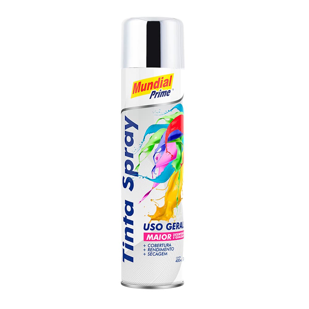 Tinta Spray 400ml Cromado