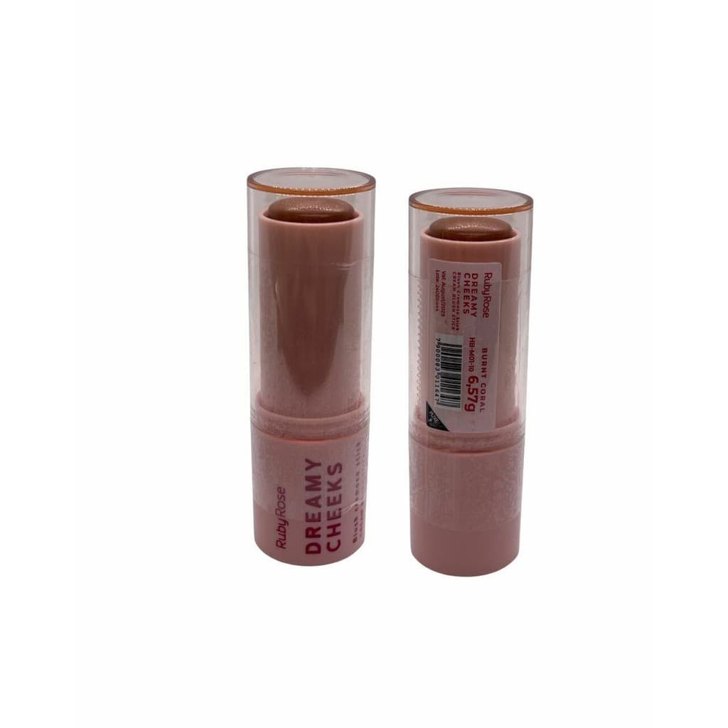 Blush Stick Cor Burnt Coral Linha Rosa - Dreamy Cheeks Ruby Rose