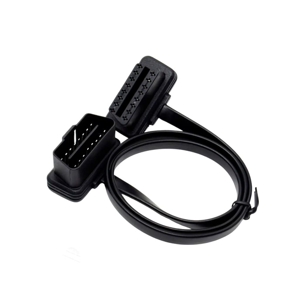 Cabo Extensor Obd2 16 Pinos Fio Fino Plano Gps Rastreadores Scanners