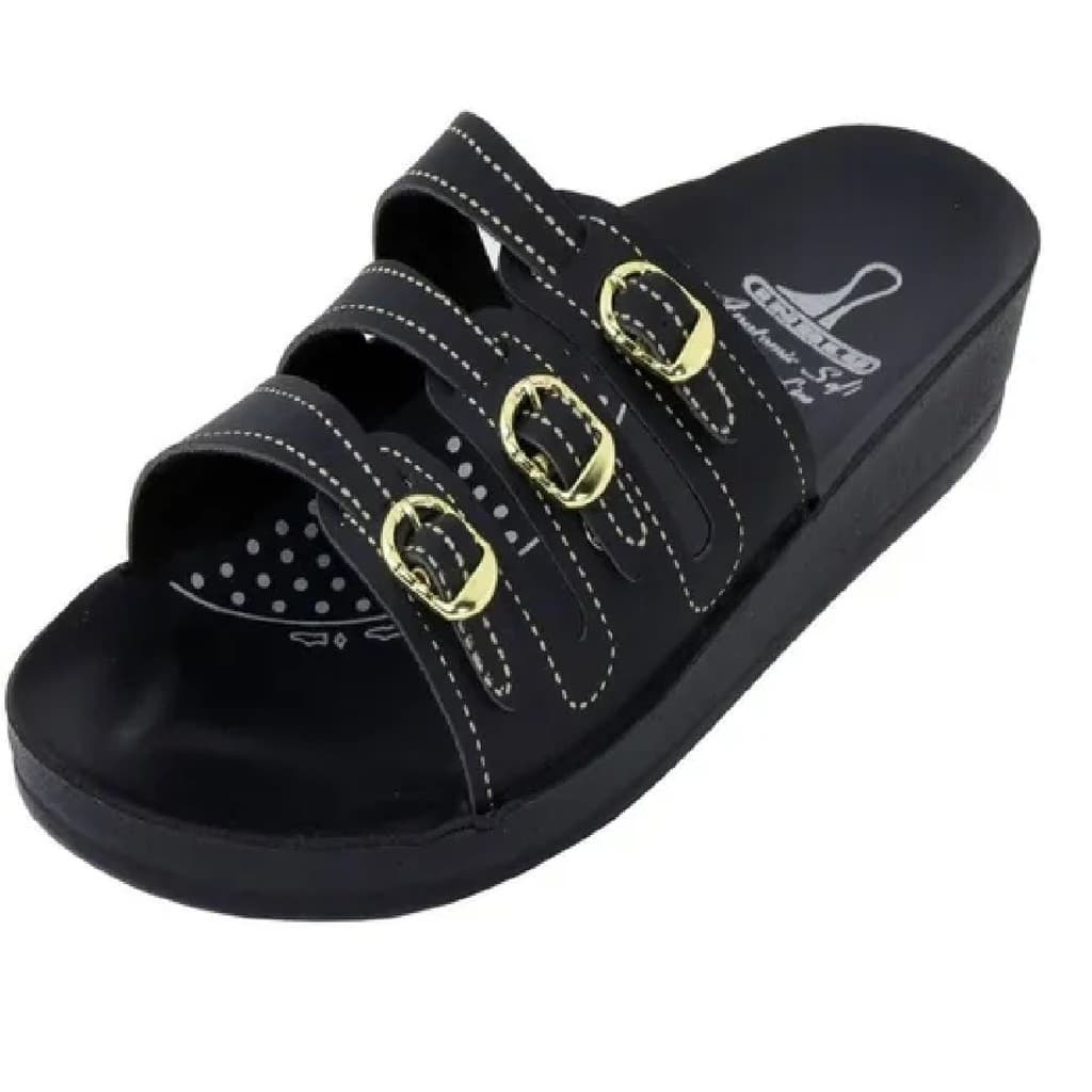 Chinelo Slide Webe Flex Anatômico Com 3 Tiras Ajustáveis