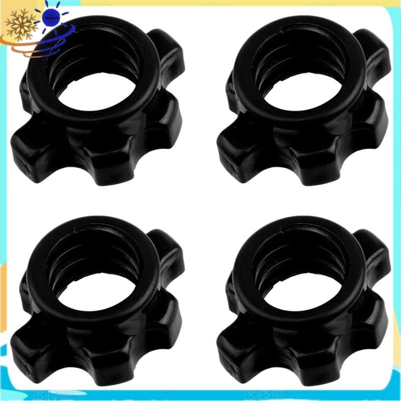 4 Pçs Haltere Barra Halteres Parafuso Braçadeira Levantamento De Peso Equipamentos De Fitness Acessórios