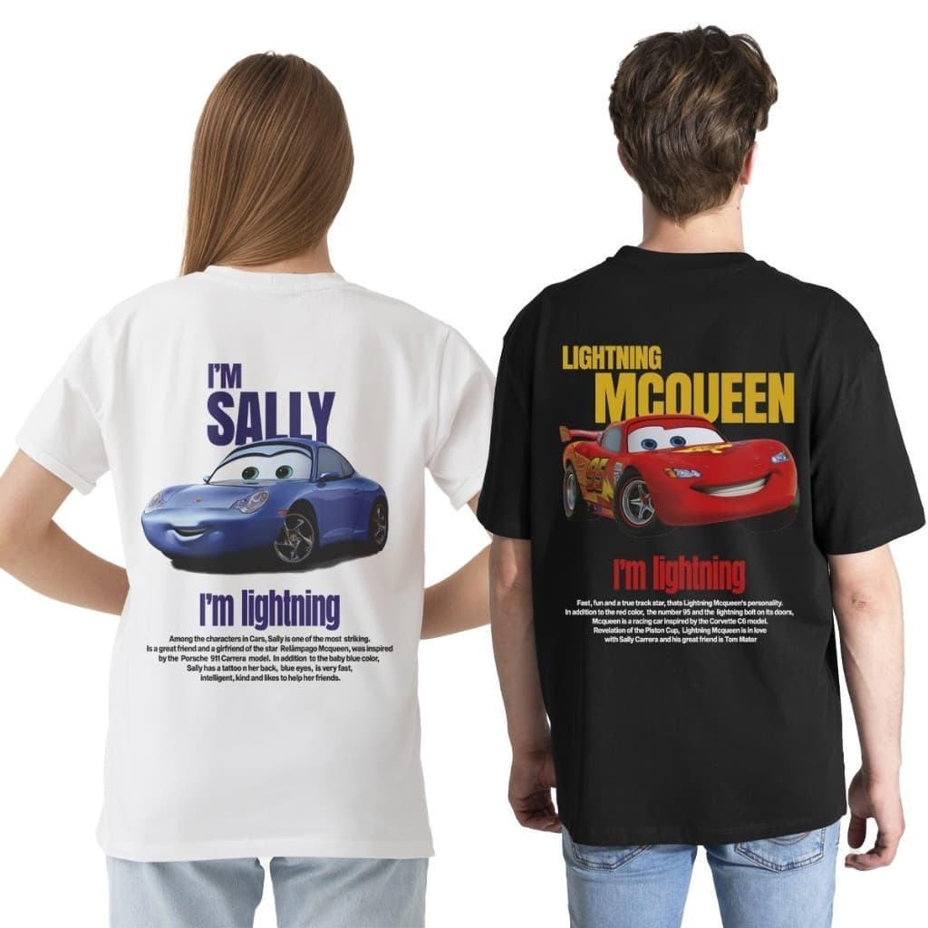 Kit 2 Camisas Casal Dupla Camiseta Carros Personalizada Camisa Unissex store 100% Algodão Blusa