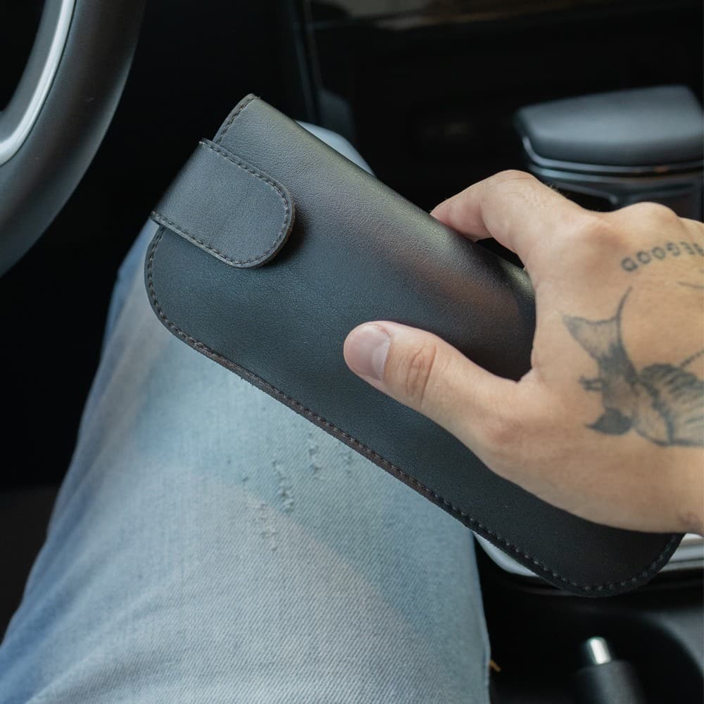 Porta Óculos Com Lapela Sintético Montana Personalizado com nome ou iniciais