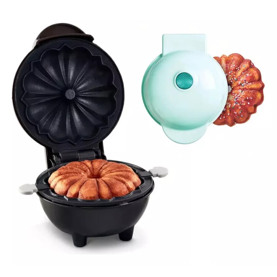 Mini Máquina De Fazer Bolo Elétrica Portátil Assar Bolos