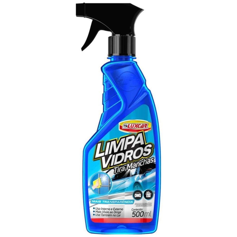 Limpa Vidros Tira Manchas AntiEmbaçante Luxcar 500 ml