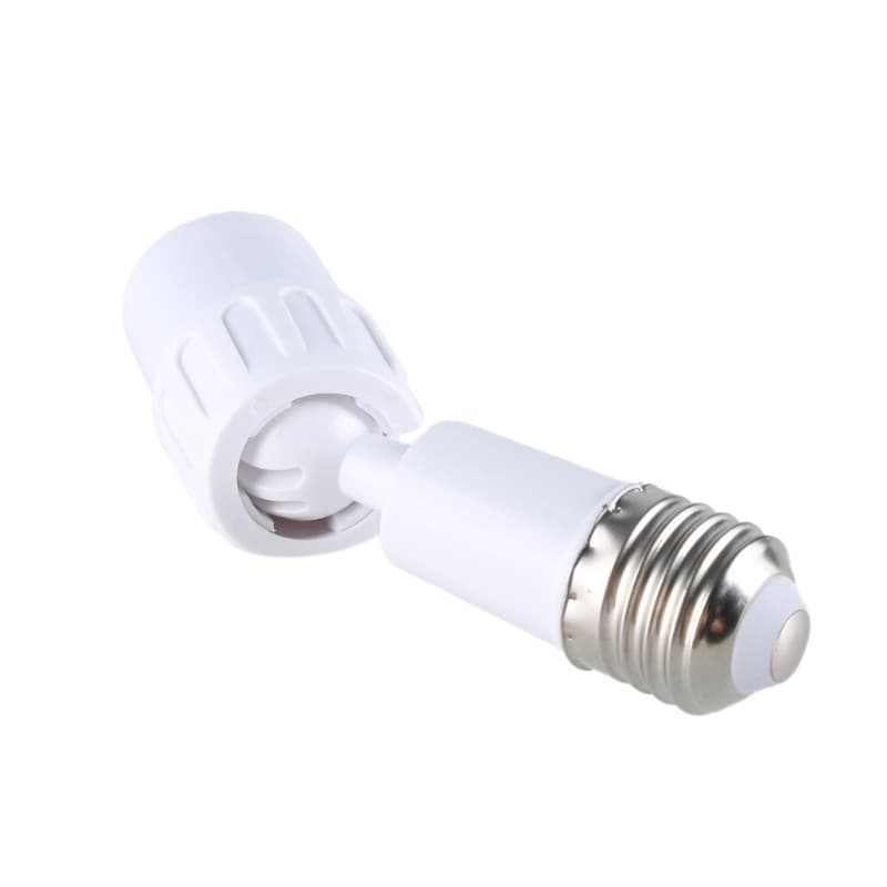 SK E27 Para E27 Soquete Extensor Adaptador Luminária Rotativa LED Ventilador Incandescente Câmera
