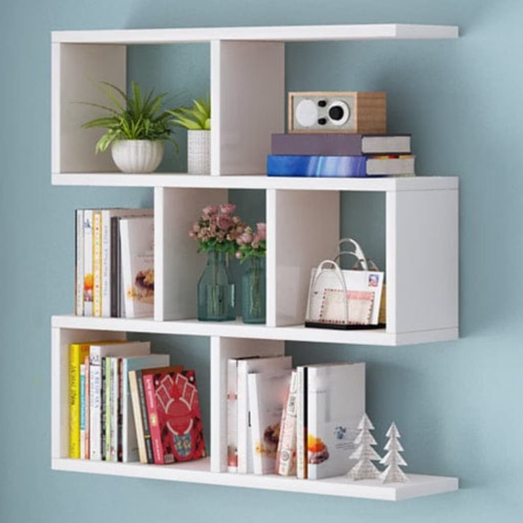 PRATILEIRA 80CM NICHO DE SALA ESCRITORIO PORTA LIVRO SINANUE