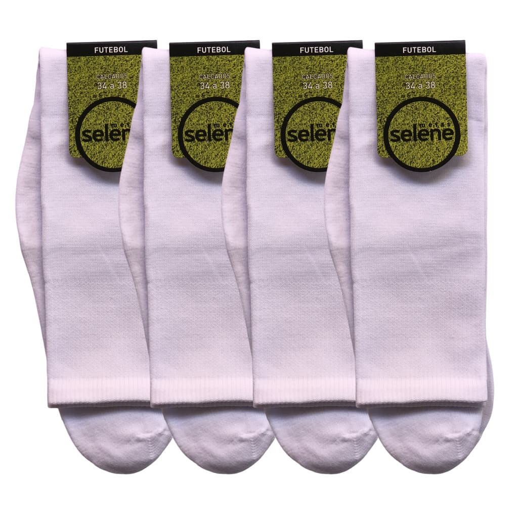 Kit 4 Pares Meiao Branco Abatedor Uniforme Frigorifico Traba