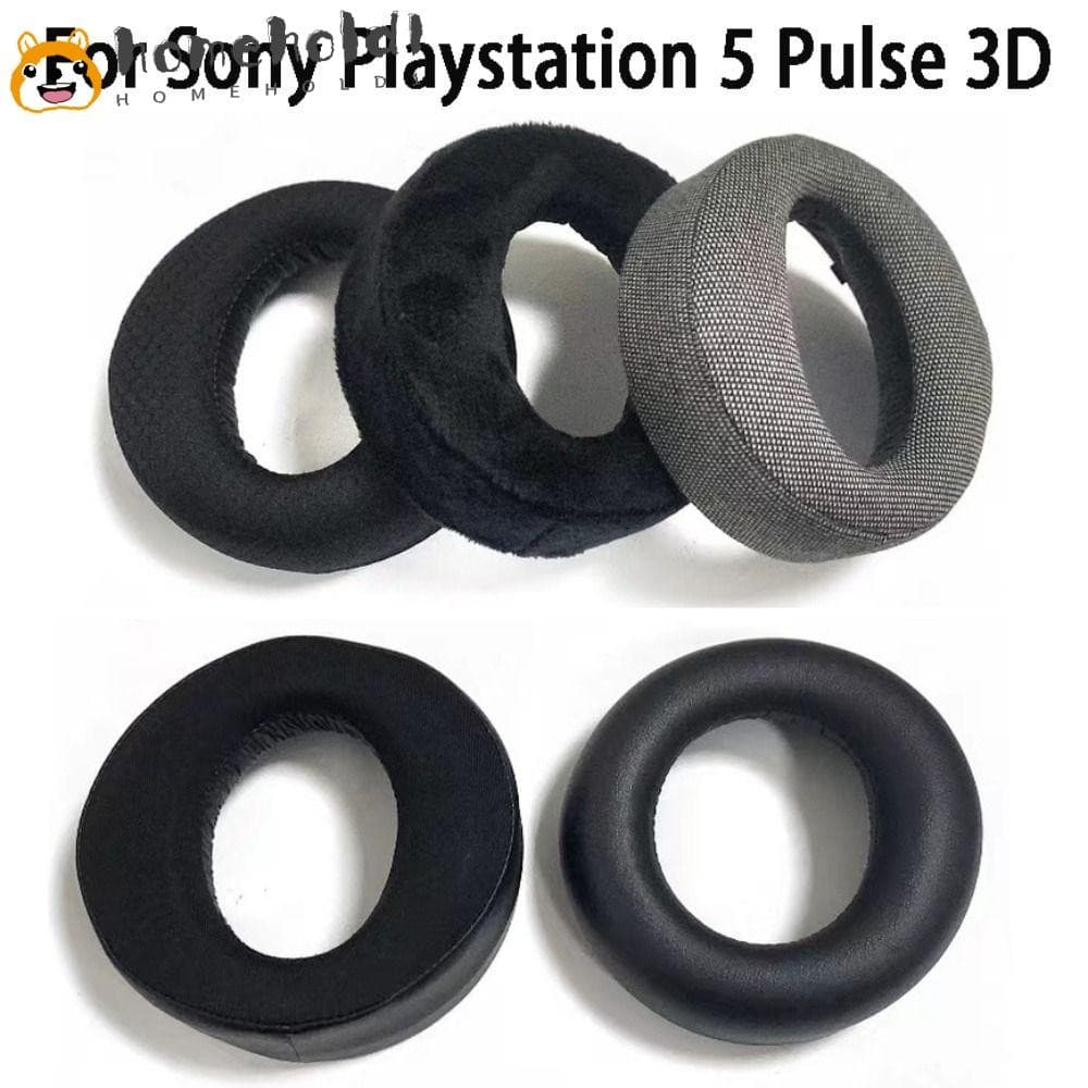 HOMEUVOE 1 Par Substituição Fone De Ouvido Earpads Gaming Headset Almofada Para Playstation PS5 Pulso Sem Fio