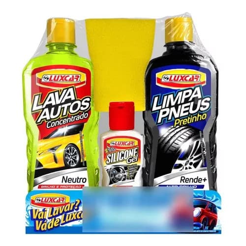 Kit Lava Auto 4 em 1 Luxcar
