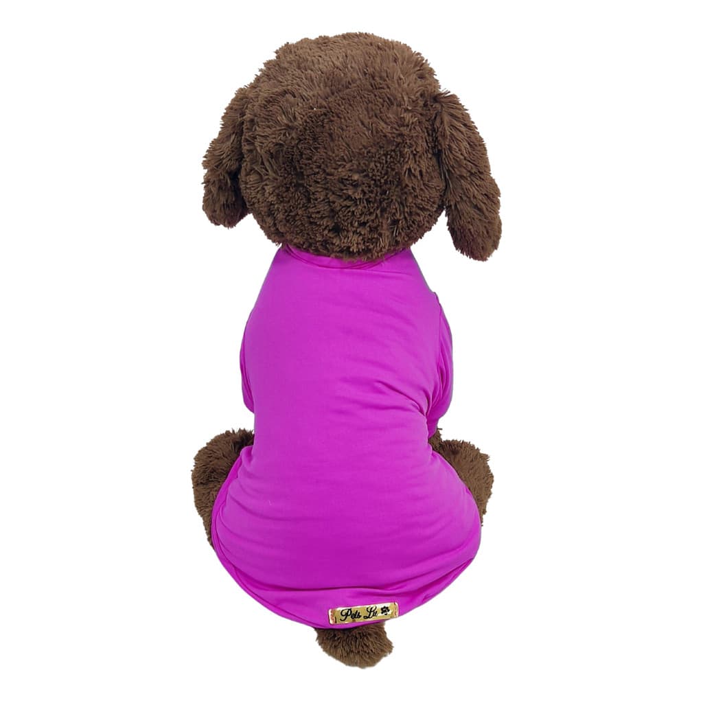 Roupa Pet Camisa Pink com Proteção Solar UV50+ verão protetor sol cachorro gato
