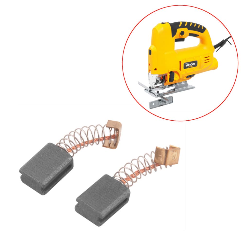 Escova de Carvão Para Serra Tico Tico TTV800 Vonder DWT TTD800 127/220v