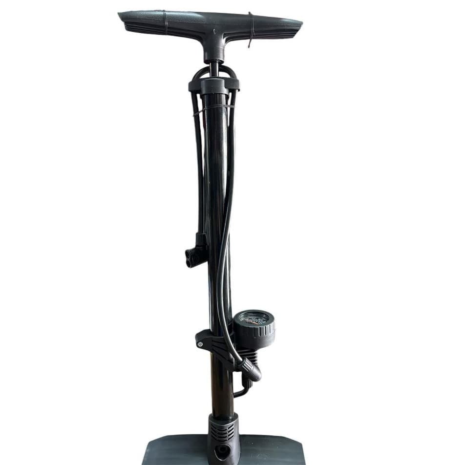 BOMBA DE AR BIKE OFICINA ABSOLUTE NERO PTO CORPO EM AÇO