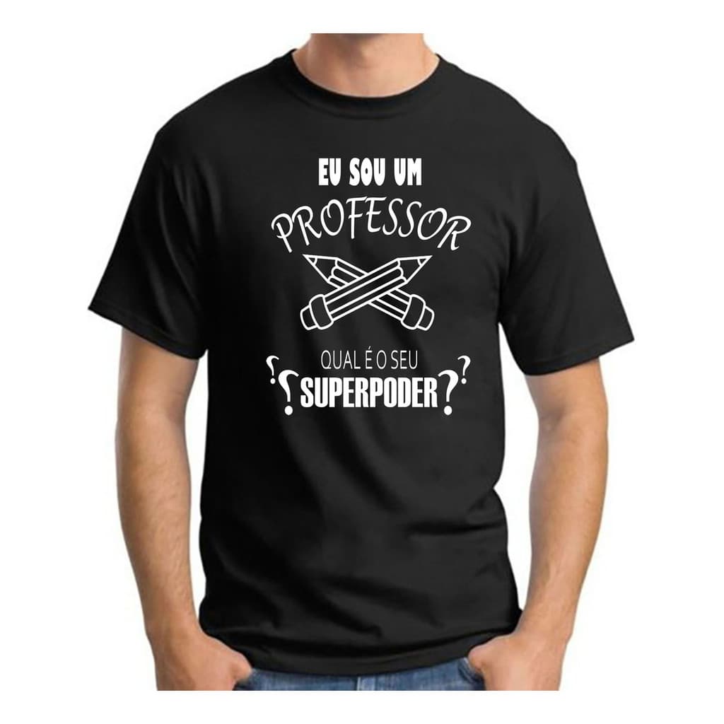 Camiseta Camisa Plus Size Sou Professor Dia Dos Professores