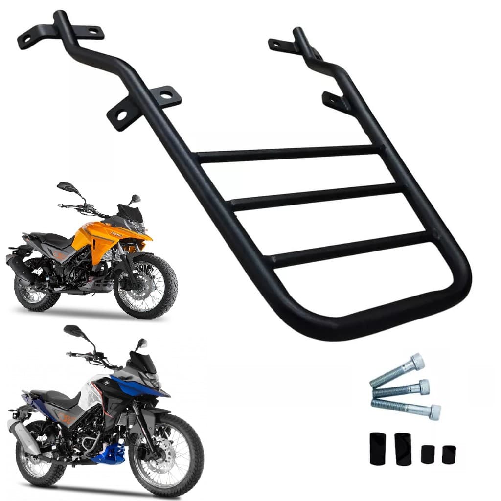 Bagageiro Suporte Rack Bau Traseiro Dafra Nh 190 E 300 Aço