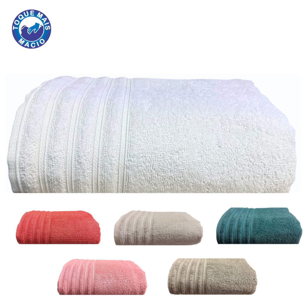 Toalha Banhão Twist Algodão Fio Penteado Macia
