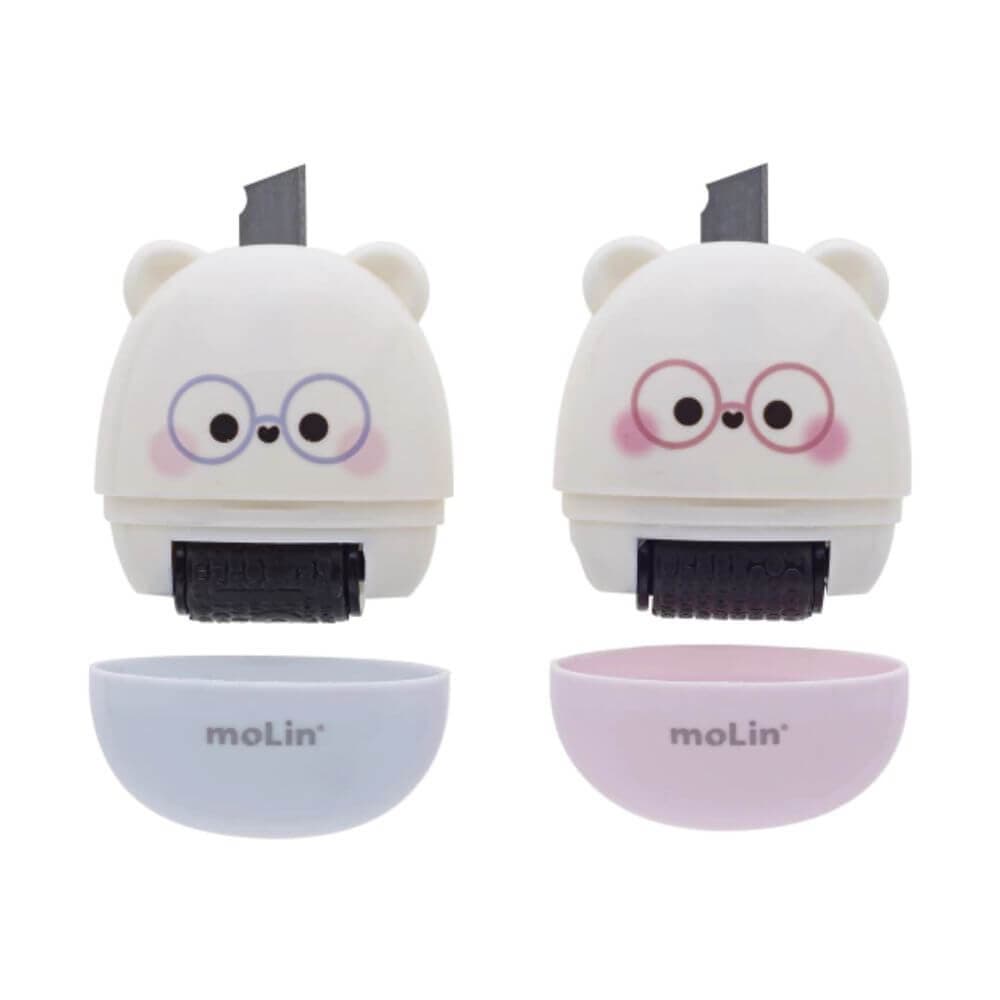 Carimbo Roller + Mini Estilete Faces Ursinho | MOLIN