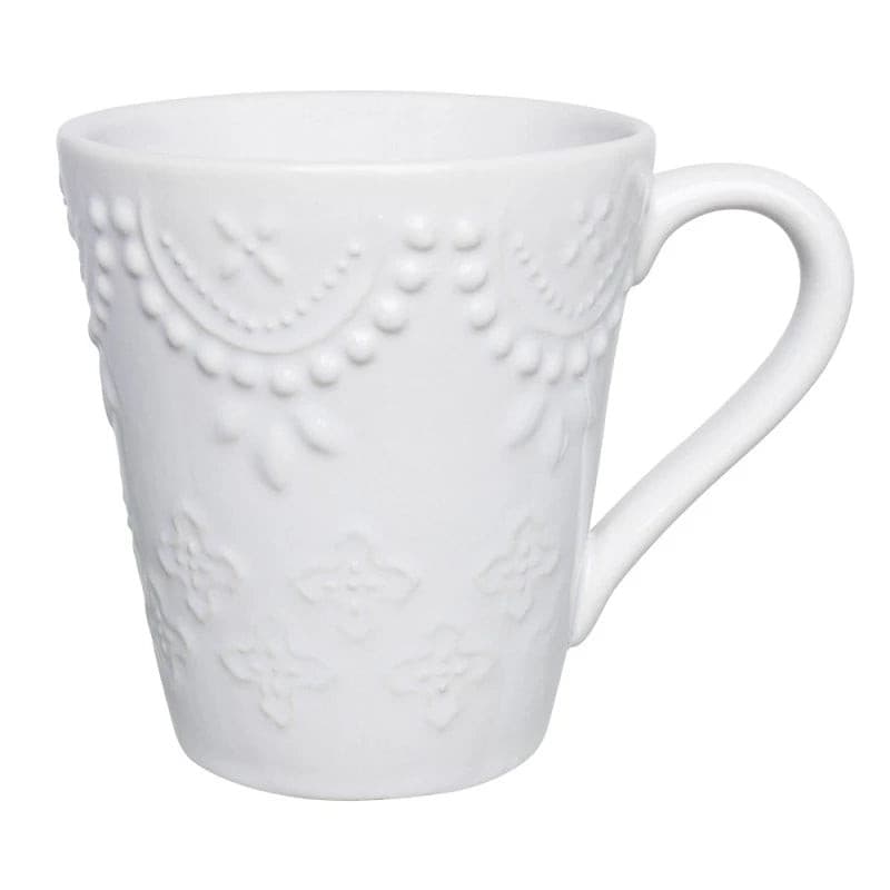 Caneca Dalas 280 ml – Cerâmica Oxford Biona | Mandala em Relevo