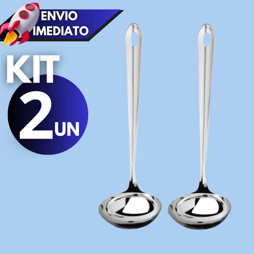 Kit 1/2 Conchas Inox 23 cm – Praticidade e Estilo para sua Cozinha