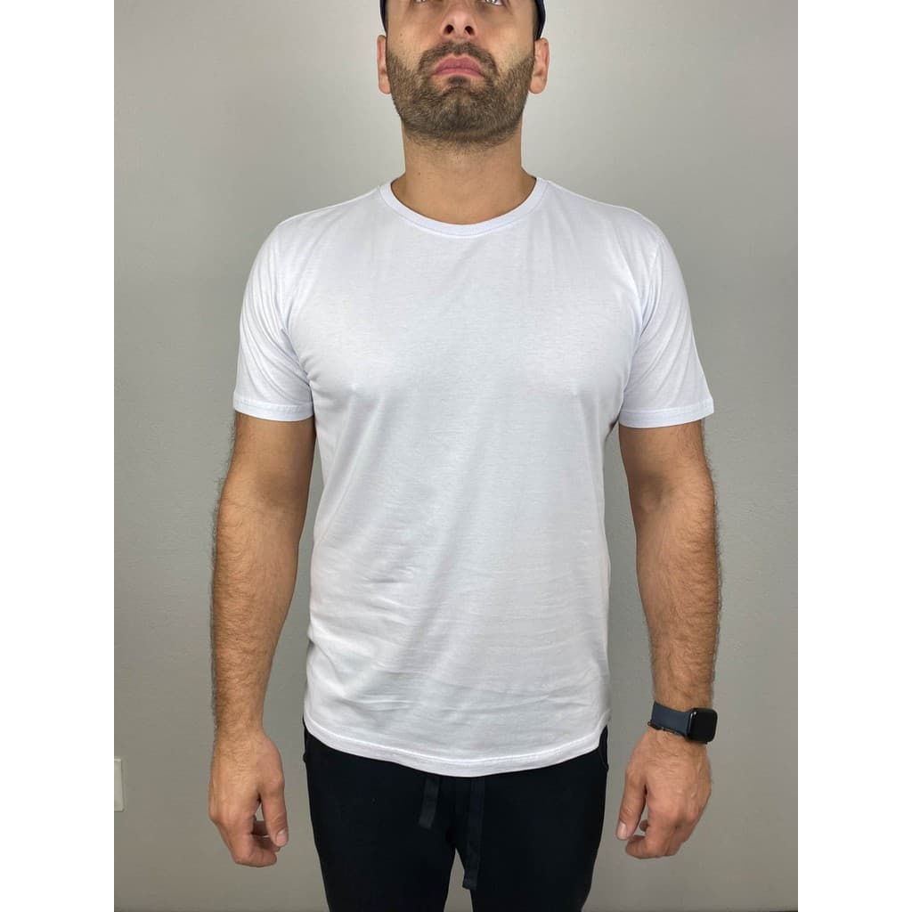 Camiseta Reativo Branco-Branco