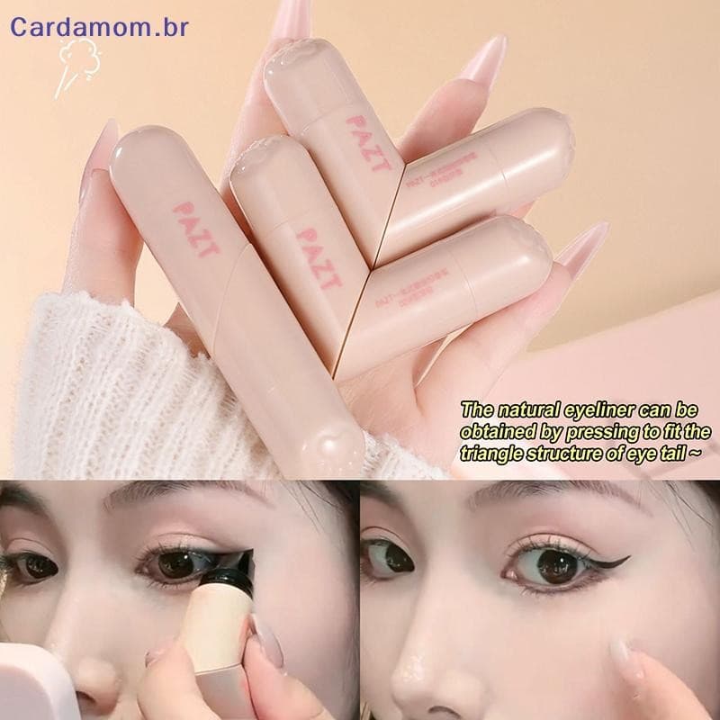 { CARDA } Caneta Para Carimbo De Delineador Natural De Secagem Rápida Delineadora Dupla Preguiçosa Líquida À Prova D'águ