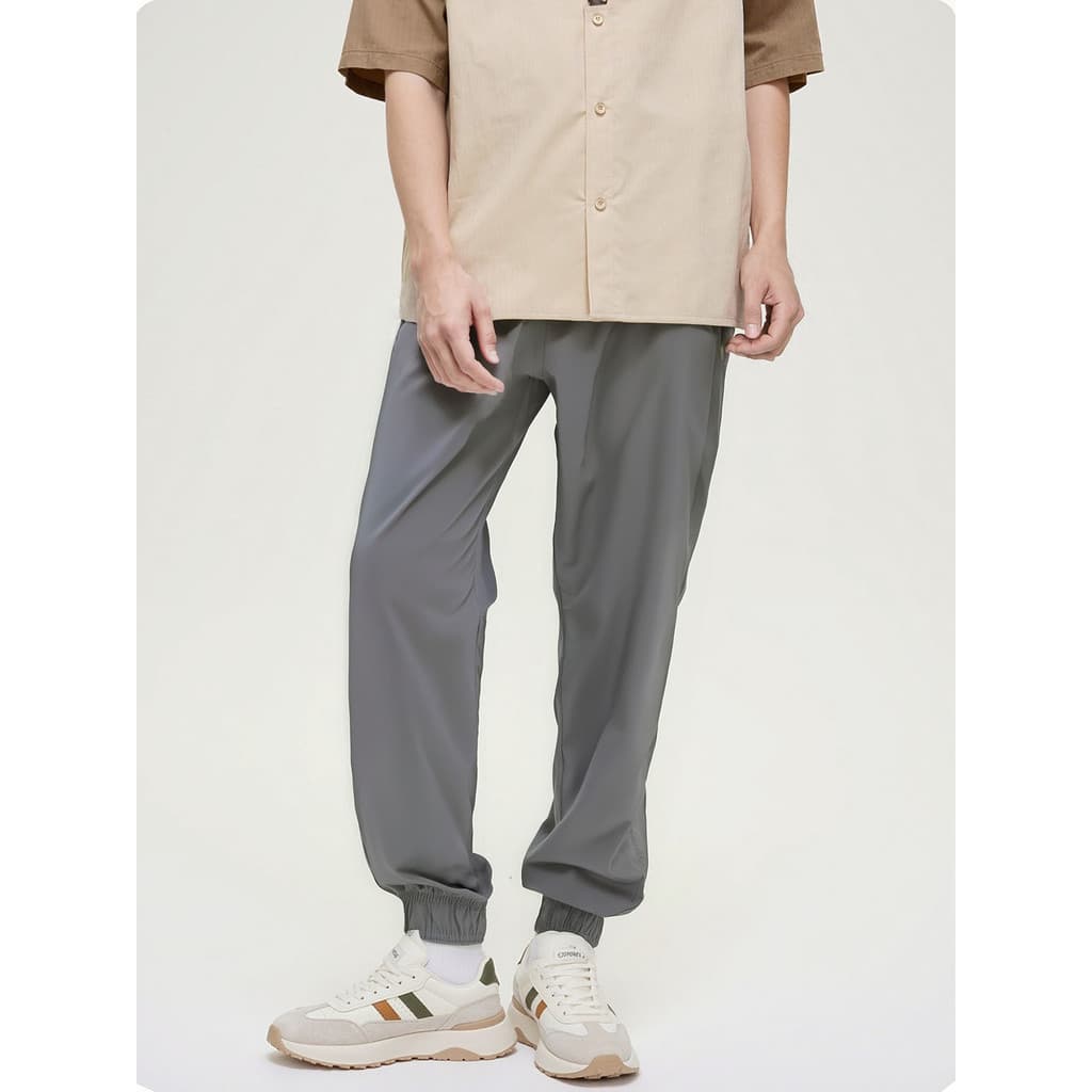Calça Jogger Masculino Elastano Leve E Respirável Flexível Verão