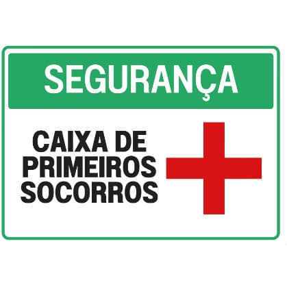 adesivo caixa de primeiro socorros 20 cm
