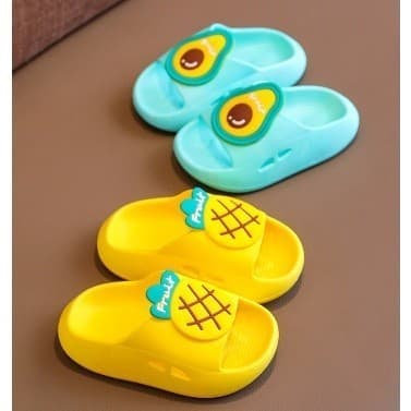 Chinelo Slide Nuvem Infantil Meninas Modelo Frutas